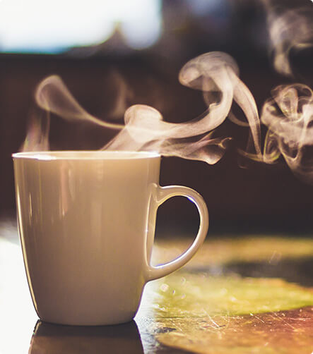 hot cup of tea