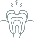 decaying tooth icon