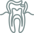 infected tooth icon