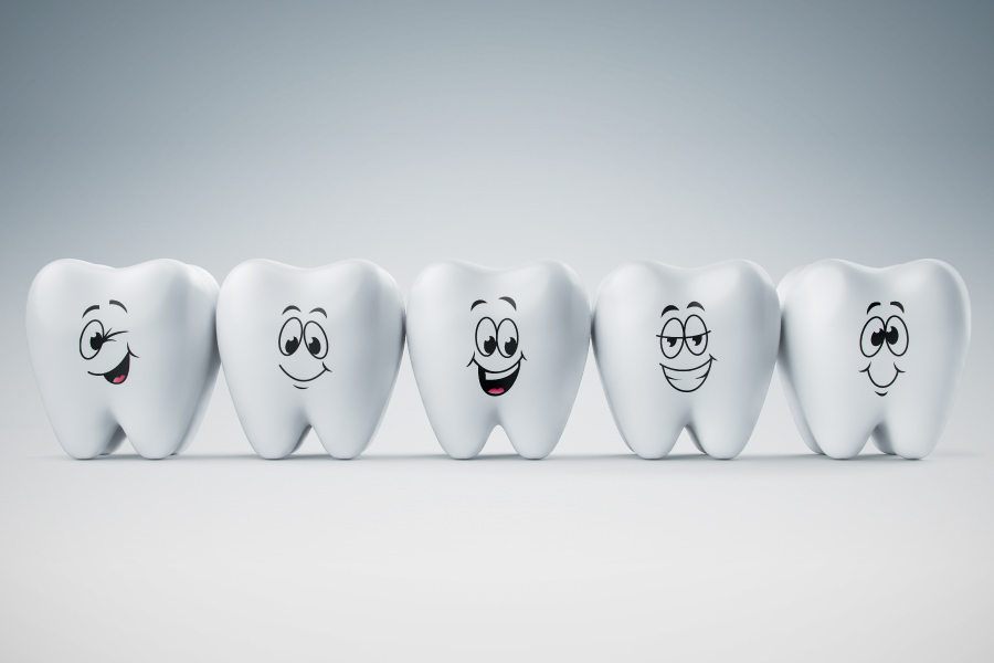 teeth family cartoon